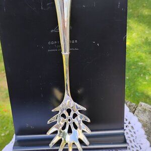 silverplated pasta server utensil by Towle ® Silversmiths heavy handled exc cond